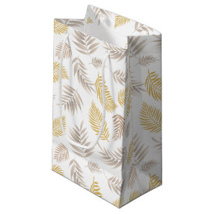 Tropical Leaves Pattern 7 Small Gift Bag