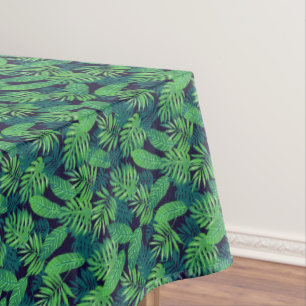Tropical Leaves Pattern Tablecloth