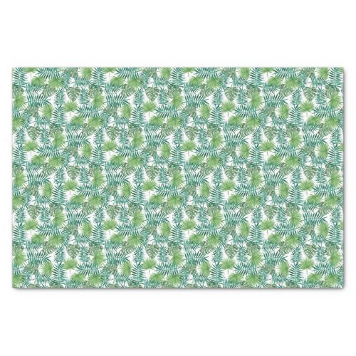 Tropical Leaves pattern Tissue Paper