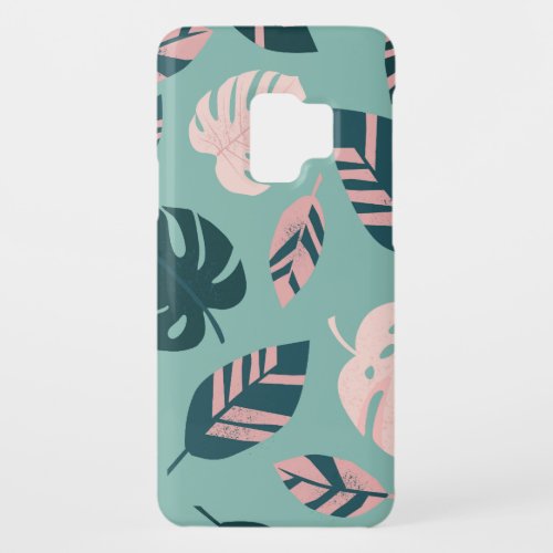 Tropical Leaves Seamless Vintage Pattern Case_Mate Samsung Galaxy S9 Case