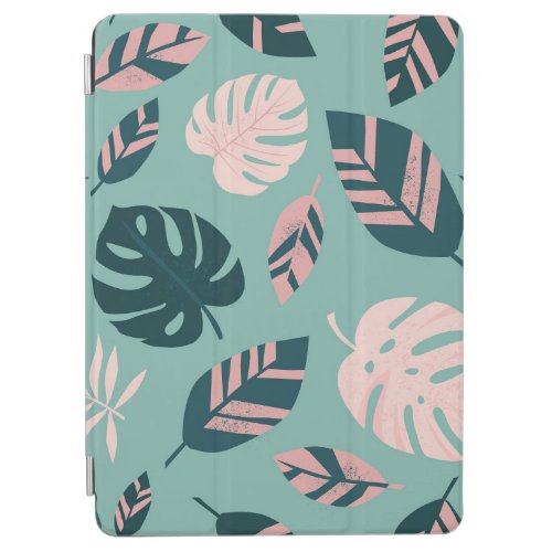 Tropical Leaves Seamless Vintage Pattern iPad Air Cover