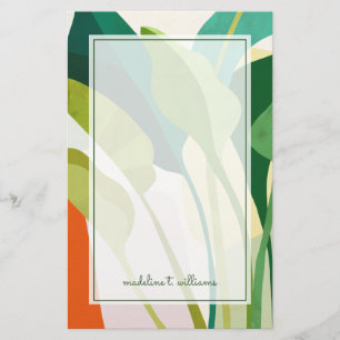 Tropical Leaves Stationery