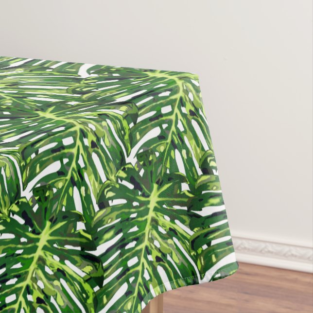 Tropical Leaves Tablecloth (In Situ)