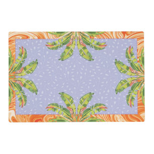 Tropical Leaves Thanksgiving+Christmas Placemat