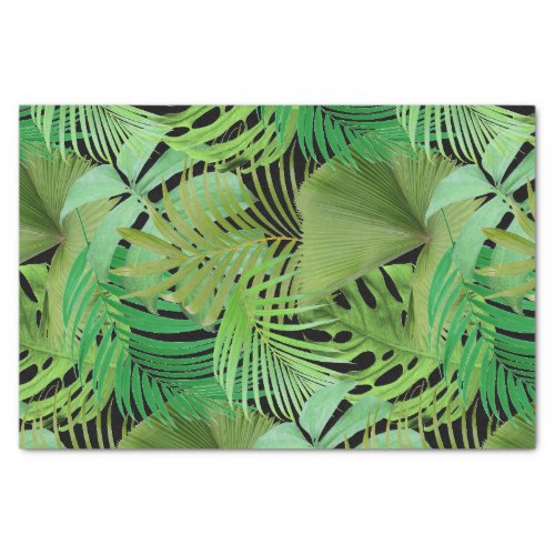 Tropical Leaves Tissue Paper