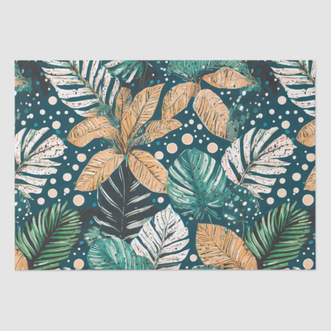 Tropical Leaves Tissue Paper (Front)