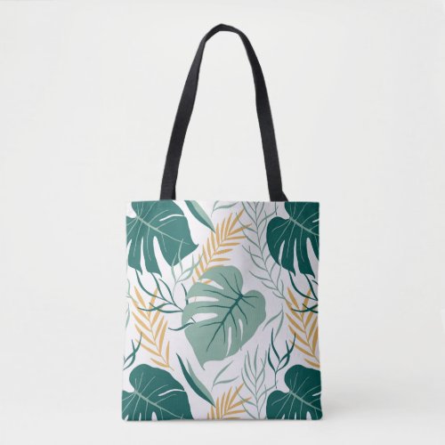 Tropical Leaves Tote Bag