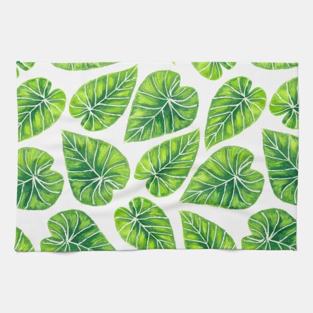 Tropical leaves towel (Horizontal)