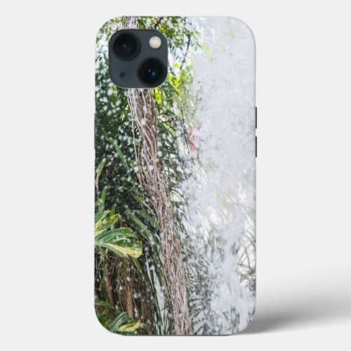 Tropical Leaves Waterfall Dream 1 travel wall  iPhone 13 Case