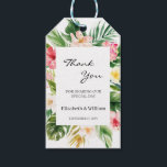 Tropical Leaves Wedding Favor Thank You Gift Tags<br><div class="desc">Modern and elegant design printed Tropical Blush Grey Palm Banana Leaves Wedding Favor Thank You Gift Tags that can be customized with your text. Check out the Graphic Art Design store for other products that match this design!</div>