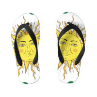 Tropical Lemon Fruits, Sun Face.