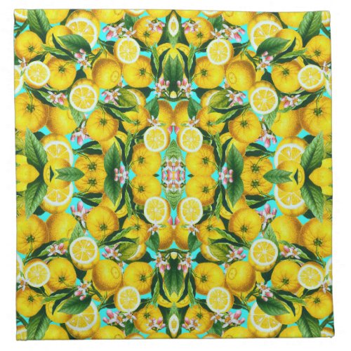 TROPICAL LEMONS CLOTH NAPKIN