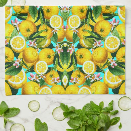 TROPICAL LEMONS KITCHEN TOWEL