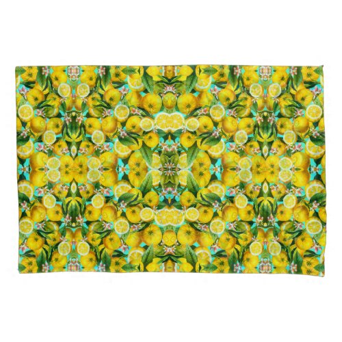 TROPICAL LEMONS PILLOW CASE