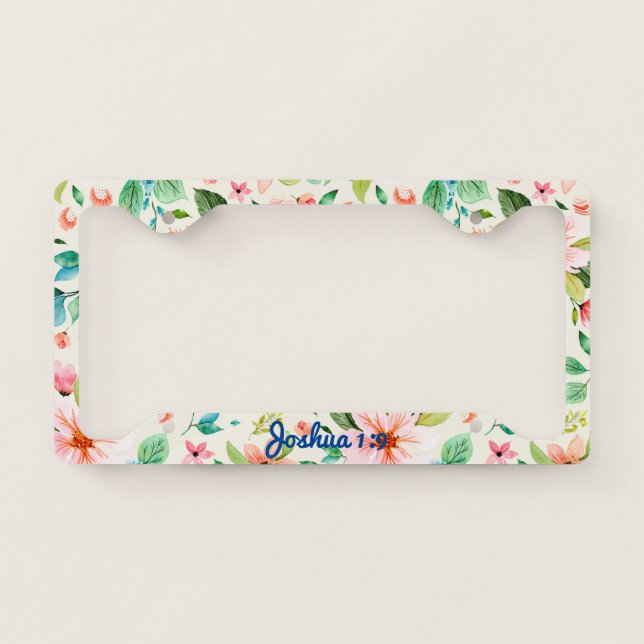 Tropical License Plate Frame (Front)
