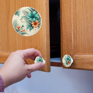 Tropical Light Ceramic Knob