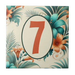 Tropical Light Customizable Ceramic Tile