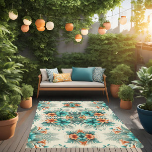 Tropical Light Iridescence 7x5 Outdoor Rug