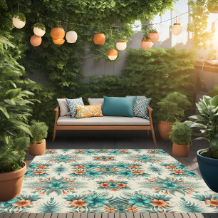 Tropical Light Iridescence 8x10 Outdoor Rug