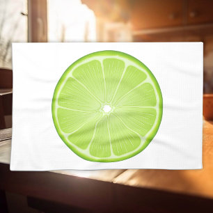 Tropical Lime Party Kitchen Towel