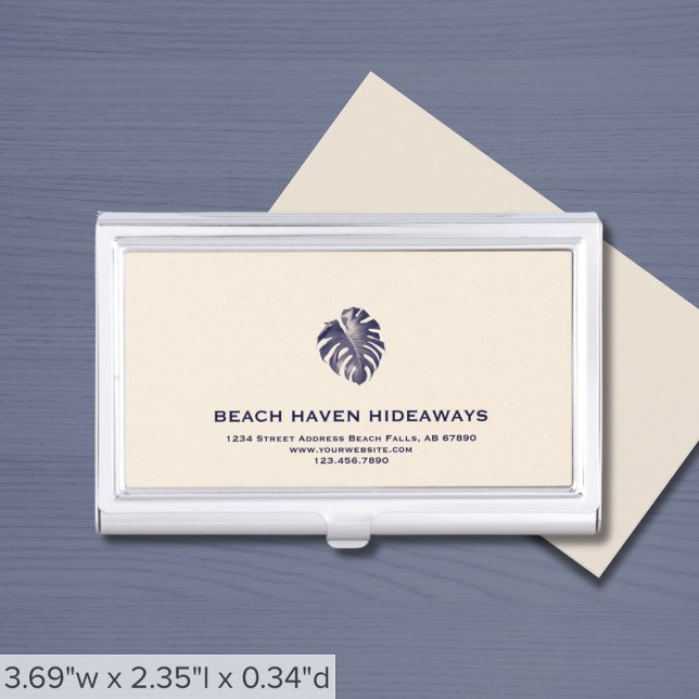 Tropical Logo Company Luxury Business Card Case (Creator Uploaded)