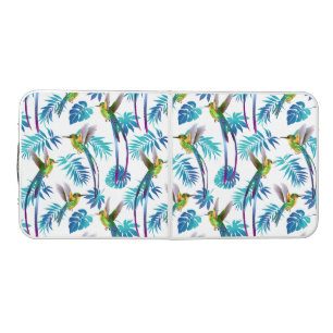 Tropical Long Tail Hummingbirds Beer Pong Table
