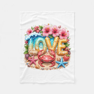 Tropical Love Beach Blanket