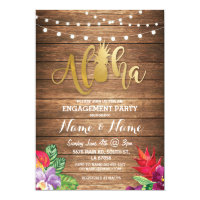 Luau Engagement Party Invitations 10