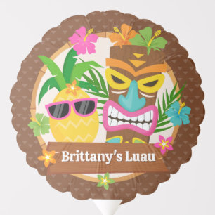 Tropical Luau Birthday Hawaiian Balloon