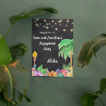 Tropical Luau Party Welcome Sign Poster<br><div class="desc">Say aloha and celebrate with a tropical luau party</div>