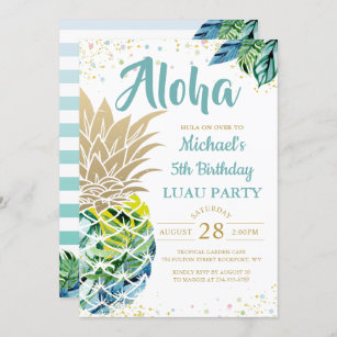 Tropical Invitations Zazzle