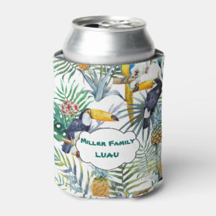 Tropical Luau, Tucan, Pinapple Can Cooler