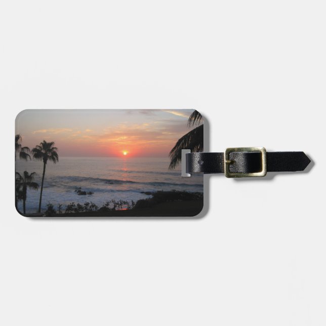 Tropical Luggage Tags Customize (Front Horizontal)