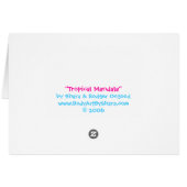 Tropical Mandala Cards (Back Horizontal)