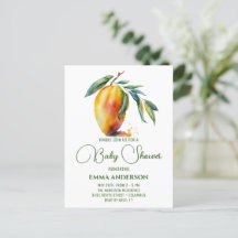 Tropical Mango | Baby Shower