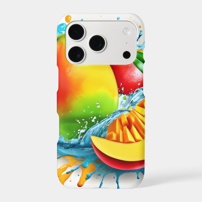 Tropical Mango Treat Iphone Case (Back)