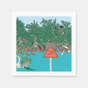 Tropical Mangrove Island Napkins