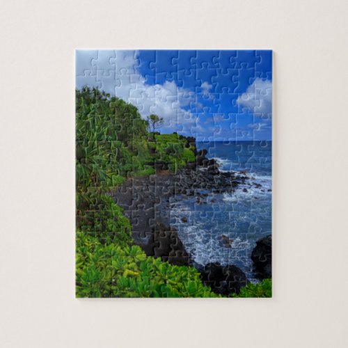 Tropical Maui Hawaiian Island Beach Jigsaw Puzzle