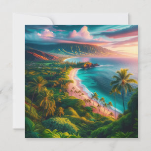 Tropical Maui Island Paradise Invitation