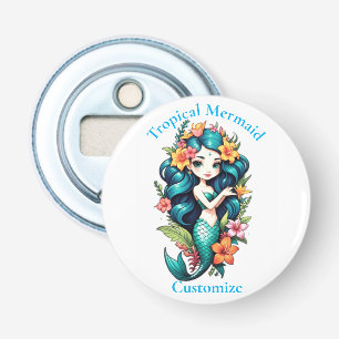 Tropical Mermaid Thunder_Cove  Bottle Opener