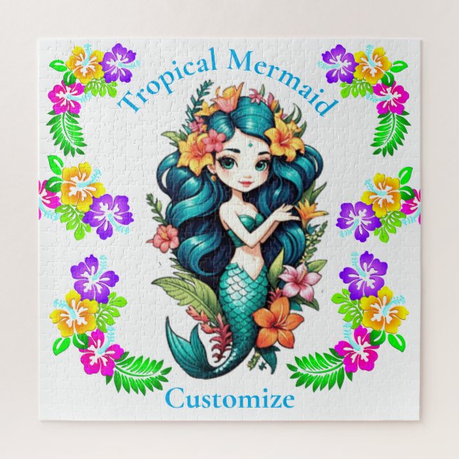 Tropical Mermaid Thunder_Cove Jigsaw Puzzle (Vertical)