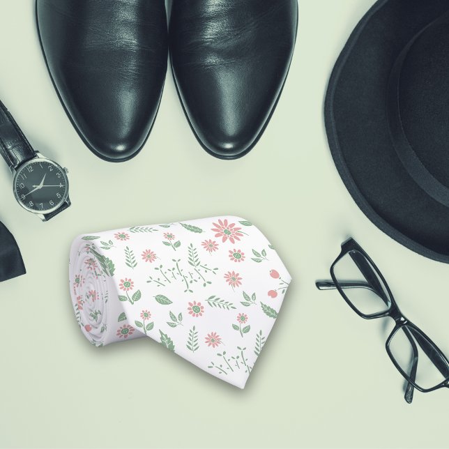 Tropical minimal pattern   neck tie (Creator Uploaded)