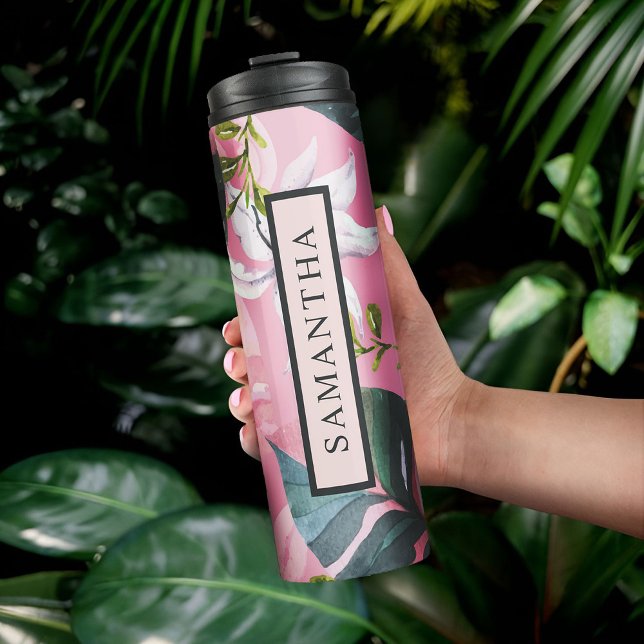 Tropical Minimalist Thermal Tumbler   (Creator Uploaded)