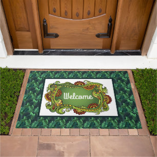 Tropical Modern Welcome Doormat