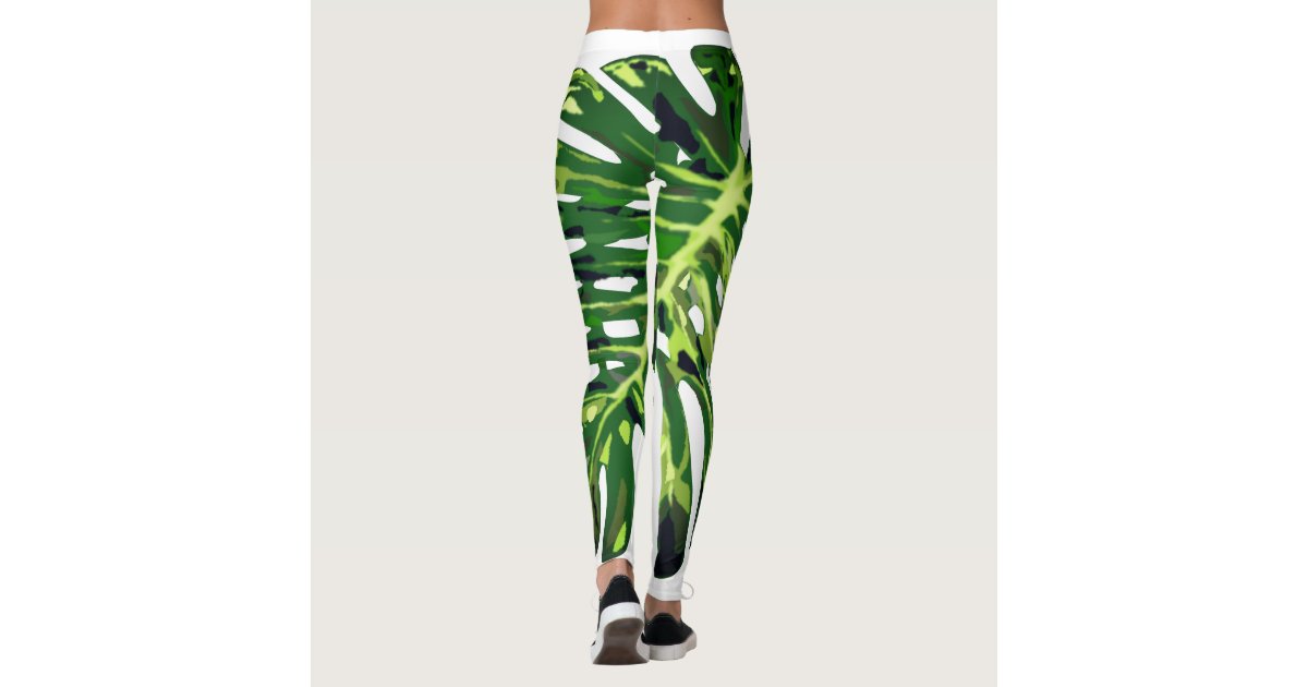 MONSTERA LEGGING BLACK GREY