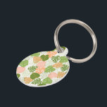 Tropical Monstera Leaf           Pet ID Tag<br><div class="desc">Tropical Monstera Leaf . Pink ,  orange and green.</div>