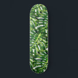 Tropical Monstera Leaves - Exotic Travel Skateboard<br><div class="desc">Tropical Monstera Leaves</div>