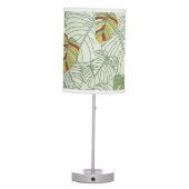 Tropical Monstera Leaves Lamp (Back)