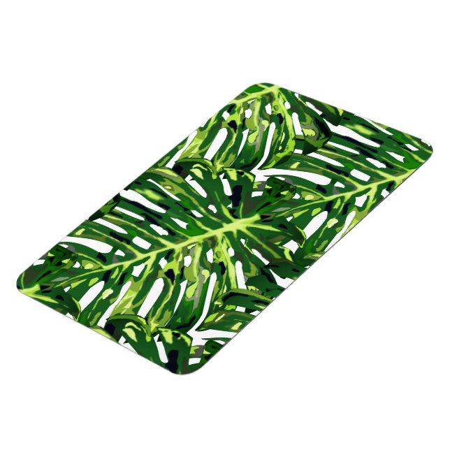Tropical Monstera Leaves Magnet (Left Side)