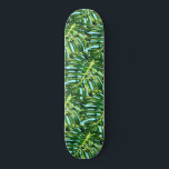 Tropical Monstera Leaves - Nature Travel Skateboard<br><div class="desc">Tropical Monstera Leaves - Choose / add your favorite background colors !!</div>